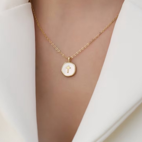 Jewelry - Gold Cross Pendant Necklace